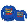 Head Cookie Baker Official Cookie Tester Christmas Youth Girl Long Sleeve Shirt Royal view 1