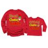 Head Cookie Baker Official Cookie Tester Christmas Women Long Sleeve Shirt Red view 1