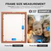 M Modern Memory Design 24x18 White Picture Frame Acrylic Plexiglass Wall Hanging | 18x24 Artwork Poster Photo Print | Livingroom Office Framing view 4