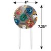 Acrylic Harry Potter Stylized House Crests Cake Topper Party Decoration for Wedding Anniversary Birthday Graduation view 2