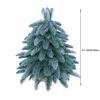 JANXLE Small Artificial Christmas Trees Tabletop White Cedar Mini Desk Christmas Tree Decoration for Shops Home Office,Xmas Ornaments (1FT) view 2