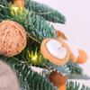 JANXLE Small Artificial Christmas Trees Tabletop White Cedar Mini Desk Christmas Tree Decoration for Shops Home Office,Xmas Ornaments (1FT) view 4