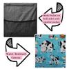 NGIL Extra Large Utility Tote Reusable Grocery Bag Oversized Collapsible for Groceries, Storage, Picnic, Beach (Cow in Town-Black) view 4