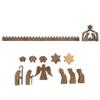 Wooden Advent Calendar For Adult and Kids Baby First Christmas Holiday Home Decor Christmas Ornaments Nursery Decor Nativity Scene view 1