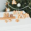 Wooden Advent Calendar For Adult and Kids Baby First Christmas Holiday Home Decor Christmas Ornaments Nursery Decor Nativity Scene view 2