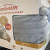 Sunbeam Queen Microplush Electric Heated Blanket with 10 Heat Settings, Preheat Feature, 2 Personalized Controllers, UL Certified (Gray) view 3