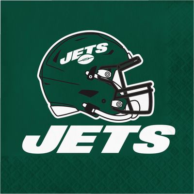 Trendware New York Jets Football Napkins, 48ct, Officially Licensed