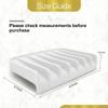 Effilogic Silicone Sponge Holder  Self-Draining Kitchen Sink Organizer, Quick Dry Mat and Counter Protector  Dishwashing Accessories for Sponges, Brushes, and Soap - Medium White view 3