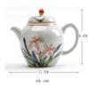 155ml Chinese Hand Painted Teapot Ceramic Kung Fu Tea Set Household Kettle Tea Ceremony view 2
