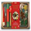Handstand Kitchen Winter Wonderland 30-piece Real Cookie Baking Set with Recipes for Kids view 1