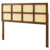 Headboard, Full Size, Wood, Brown Walnut, Modern Contemporary Urban, Bedroom Master Guest Suite view 1