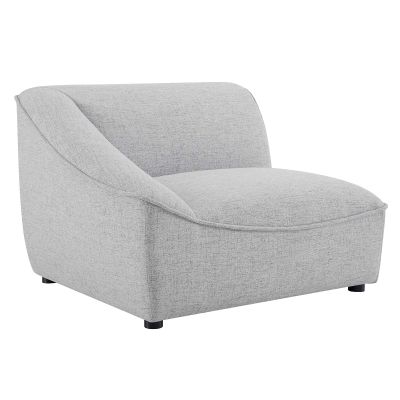 Sectional Sofa Set, Fabric, Light Grey Gray, Modern Contemporary, Lounge Hotel Lobby Hospitality