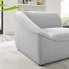 Sectional Sofa Set, Fabric, Light Grey Gray, Modern Contemporary, Lounge Hotel Lobby Hospitality view 2