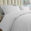 100% Cotton 4 Piece Zipper Closure Duvet Set 12" Deep Pocket, 800 Thread Count Cooling Comforter Cover Set, Soft Sateen Weave California King Size Light Grey Duvet Cover Set view 3