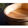 12 Sizes Large Wooden Hangiri Sushi Rice Mixing Bowl Tub for Sushi Restaurant Sushi 10-28 Inches Diameter White Solid Wood,27cm/10.6in view 4