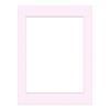 CountryArtHouse Soft Pink Acid Free 16x16 Picture Frame Mats with White Core Bevel Cut for 12x12 Pictures - Fits 16x16 Frame - One Mat - with Bag & Backing view 3