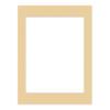 CountryArtHouse Marzipan Acid Free 16x16 Picture Frame Mats with White Core Bevel Cut for 12x12 Pictures - Fits 16x16 Frame - One Mat - with Bag & Backing view 3