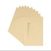 CountryArtHouse Tan Acid Free 7x7 Square Picture Frame Mat with White Core Bevel Cut for 5x5 Pictures - Fits 7x7 Frame view 1