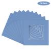 CountryArtHouse Brittany Blue Acid Free 7x7 Square Picture Frame Mat with White Core Bevel Cut for 5x5 Pictures - Fits 7x7 Frame view 2