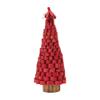 Creative Co-Op Buri Leaf Loop Christmas Tree, Red view 1
