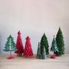 Creative Co-Op Buri Leaf Loop Christmas Tree, Red view 2
