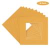 CountryArtHouse Topaz Acid Free 7x7 Square Picture Frame Mat with White Core Bevel Cut for 5x5 Pictures - Fits 7x7 Frame view 2