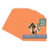 CountryArtHouse Orange Acid Free 7x7 Heart Picture Frame Mat with White Core Bevel Cut for 4x5 Pictures - Fits 7x7 Frame view 1
