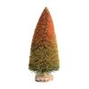 Creative Co-Op Sisal Bottle Brush Tree with Wood Base, Multi Color Ombre view 1