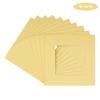 CountryArtHouse Soft Yellow Acid Free 7x7 Square Picture Frame Mat with White Core Bevel Cut for 5x5 Pictures - Fits 7x7 Frame view 2