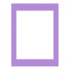 CountryArtHouse Light Purple Acid Free 16x16 Picture Frame Mats with White Core Bevel Cut for 12x12 Pictures - Fits 16x16 Frame - One Mat - with Bag & Backing view 3