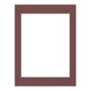 CountryArtHouse Maroon Acid Free 12x12 Picture Frame Mats with White Core Bevel Cut for 8x8 Pictures - Fits 12x12 Frame - One Mat - with Bag & Backing view 3