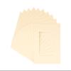 CountryArtHouse Cream Acid Free 7x7 Square Picture Frame Mat with White Core Bevel Cut for 5x5 Pictures - Fits 7x7 Frame view 1