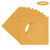 CountryArtHouse Topaz Acid Free 7x7 Circle Picture Frame Mat with White Core Bevel Cut for 5x5 Pictures - Fits 7x7 Frame view 2