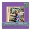 CountryArtHouse Purple Acid Free 12x12 Picture Frame Mats with White Core Bevel Cut for 8x8 Pictures - Fits 12x12 Frame - One Mat - with Bag & Backing view 1