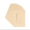 CountryArtHouse Beige Acid Free 7x7 Square Picture Frame Mat with White Core Bevel Cut for 5x5 Pictures - Fits 7x7 Frame view 1