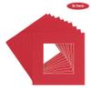 CountryArtHouse Cardinal Acid Free 7x7 Square Picture Frame Mat with White Core Bevel Cut for 5x5 Pictures - Fits 7x7 Frame view 2