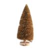 Creative Co-Op Sisal Bottle Brush Tree with Wood Base, Gold Color view 1