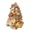 JANXLE Table Top Christmas Tree with Led String Light Ornaments Small Artificial Christmas Trees for Home Office Shop Desktop Xmas Party Decorations,H45cm view 1