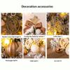 JANXLE Table Top Christmas Tree with Led String Light Ornaments Small Artificial Christmas Trees for Home Office Shop Desktop Xmas Party Decorations,H45cm view 4