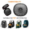 Air Fryer Grill Pan Replacement Parts for 7QT PowerXL Gowise Air Fryers, Upgraded Nonstick Air Fryer Crisper Plate Tray, Air Fryer Rack with Rubber Bumpers for 7QT Air Fryer, Dishwasher Safe view 3