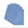 CountryArtHouse Brittany Blue Acid Free 7x7 Square Picture Frame Mat with White Core Bevel Cut for 5x5 Pictures - Fits 7x7 Frame view 1