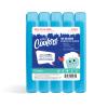 Cool Coolers by Fit + Fresh, 5 Pack Days of the Week Ice Blocks, Compact & Reusable Ice Packs for Lunch Boxes & Coolers, Blue view 1