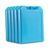 Cool Coolers by Fit + Fresh, 5 Pack Days of the Week Ice Blocks, Compact & Reusable Ice Packs for Lunch Boxes & Coolers, Blue view 2