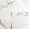 Elegant 4x6 Share Memory Cards for Celebration of Life, Pack of 50 - Perfect for Funeral Guest Book, Wedding Card Box, or Graduation Party Favors, 50th Anniversary Decorations view 3