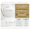 Elegant 4x6 Share Memory Cards for Celebration of Life, Pack of 50 - Perfect for Funeral Guest Book, Wedding Card Box, or Graduation Party Favors, 50th Anniversary Decorations view 4