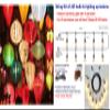 Set 20 pcs of 22'' (55 cm) Vietnam Bamboo Silk Lanterns for Restaurant Decor, Wedding Decor, Party Garden Decor, Christmas Decor (20 pcs Lanterns and Kit of led Bulbs for Illuminating 20 Lanterns) view 2
