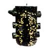 Luz Maria 7 Wick Black Ritual Candle, 12 cm x 7 cm, Chile Tumba Trabajo Style, Includes Instruction Guide, Spiritual and Protection Use, Made in Mexico view 1