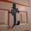 Turtle Wreath Hanger Door Hook (13 inches long, green) view 1