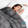 Bare Home Weighted Blanket King Size 25lb (80" x 87") for Adults - Minky Fleece - Premium Heavy Blanket Nontoxic Glass Beads (Grey, 80"x87") view 2