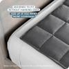 Bare Home Weighted Blanket King Size 25lb (80" x 87") for Adults - Minky Fleece - Premium Heavy Blanket Nontoxic Glass Beads (Grey, 80"x87") view 3